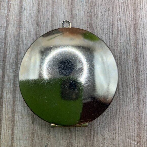 Victorian Style Vintage Mother Daughter Locket Enamel Gold Tone Pendant - Picture 7 of 7